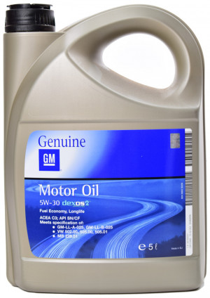 Моторное масло GM dexos2 5W-30 5л