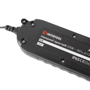 Зарядное устройство 6-12 V, 0.8-3.8 А, 230 V, 1.2-120 Ач, INTERTOOL AT 3023 - Фото 2
