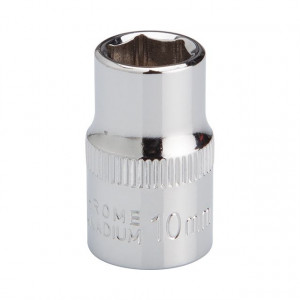 Головка шестигранная 3/8", 10×20 мм, Cr-V, STORM INTERTOOL ET-0410 - Фото 1