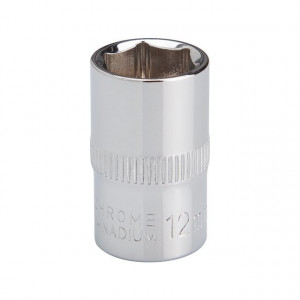 Головка шестигранная 3/8", 12×20 мм, Cr-V, STORM INTERTOOL ET-0412 - Фото 1