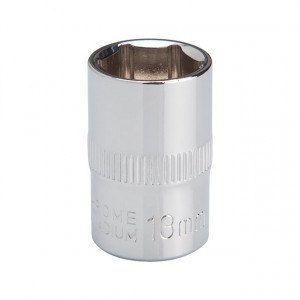 Головка шестигранная 3/8", 13×20 мм, Cr-V, STORM INTERTOOL ET-0413 - Фото 1