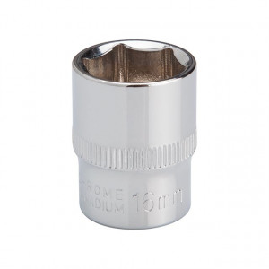 Головка шестигранная 3/8", 16×20 мм, Cr-V, STORM INTERTOOL ET-0416 - Фото 1