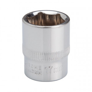 Головка шестигранная 3/8", 17×20 мм, Cr-V, STORM INTERTOOL ET-0417 - Фото 1