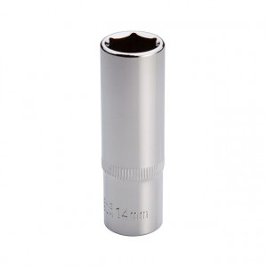 Головка шестигранная удлиненная 3/8", 14×64 мм, Cr-V, STORM INTERTOOL ET-0424 - Фото 1