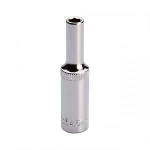 Головка шестигранная удлиненная 1/4", 4,5×50 мм, Cr-V, STORM INTERTOOL ET-0453 - Фото 1