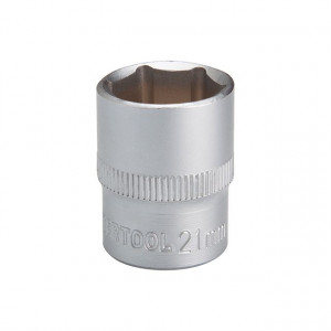 Головка шестигранная 1/2", 21мм*38мм INTERTOOL ET-2021 - Фото 1