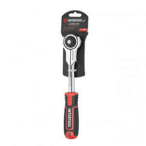 Ключ тріскачка поворотна рукоятка, 72 зуба 1/2", Cr-V STORM INTERTOOL ET-8009 - Фото 4