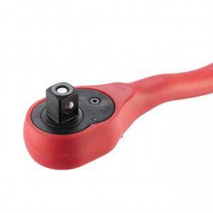 Ключ тріскачка на 72 зубця 1/2" вигнута CrV (професійна) INTERTOOL HT-2109 - Фото 4