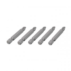 Комплект насадок викруткових PZ2 1/4"*50 мм, ACR, S2, уп. 5 од., STORM INTERTOOL VT-0204 - Фото 1