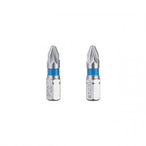 Комплект викруткових насадок PZ2 1/4"*25 мм, S2, уп. 2 од., STORM INTERTOOL VT-0221 - Фото 2