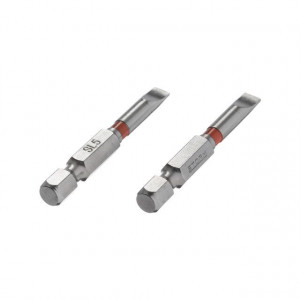Комплект викруткових насадок SL5*50, 1/4", S2, уп. 2 од., STORM INTERTOOL VT-0229 - Фото 1