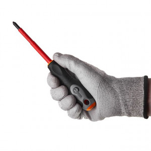 Отвертка изолированная крестовая PH2*100 мм, 1000 В INTERTOOL VT-3212 - Фото 3
