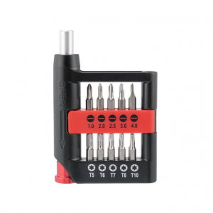 Отвертка прецизионная с комплектом насадок 21 ед. INTERTOOL VT-3339 - Фото 1