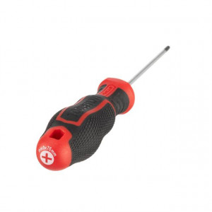 Отвертка крестовая PH0*75 мм, S2, STORM INTERTOOL VT-3413 - Фото 1
