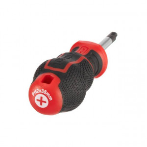 Отвертка крестовая PH2*38 мм, S2, STORM INTERTOOL VT-3419 - Фото 1
