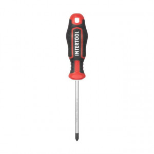 Отвертка крестовая PH2*100 мм, S2, STORM INTERTOOL VT-3420 - Фото 2