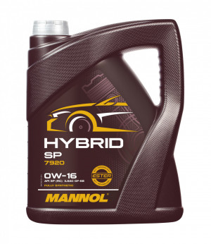 Масло моторное MANNOL Hybrid SP 0W-16 5л