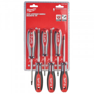 Набор отверток магнитных с трехгранной рукояткой TORX (6 шт.) MILWAUKEE ACC 4932471809 - Фото 1