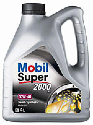 Масло моторное Mobil Super 2000 DIESEL 10w-40 полусинтетика
