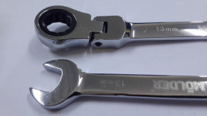 Набор ключей комбинированных MOLDER MT57110 '8-19 мм, 10 ед - Фото 2