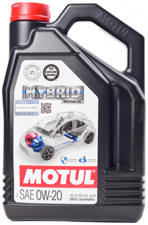 Масло моторное MOTUL Hybrid 0W-20 4 л - Фото 2