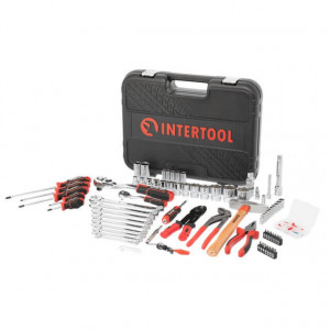 Универсальный набор инструментов 1/2" & 1/4", 100 ед., Cr-V STORM INTERTOOL ET-8100 - Фото 2