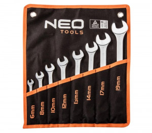 Набор ключей комбинированных NEO TOOLS 09751 6-19 мм, 8 ед - Фото 1