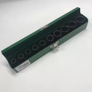 Набор ударных головок TOPTUL 1/2" 10-24мм 10ед. GDAD1001 - Фото 2
