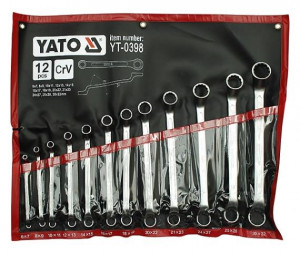 Набор ключей накидных YATO YT0398 6-32 мм, 12 ед