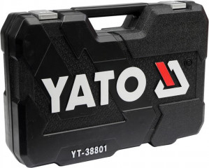 Універсальний набір інструментів 1/2, 1/4, 3/8, 120 од, YATO YT38801 - Фото 2