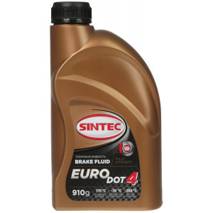 Тормозная жидкость SINTEC EURO DOT-4 0, 91л - Фото 1