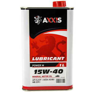 Масло моторное AXXIS Power M 15W-40 1 л