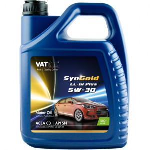 Масло моторное Vatoil SynGold LL-III Plus 5W-30 5 л