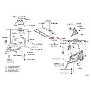 Крючок багажника Toyota 64725-60020-B0
