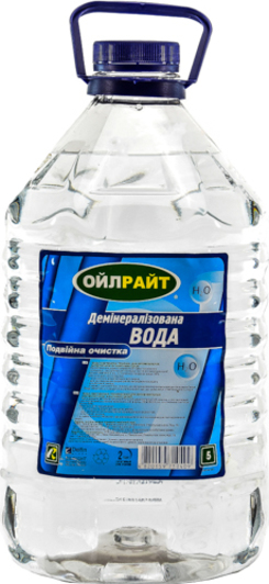 Вода дистиллированная OIL RIGHT, 5Л