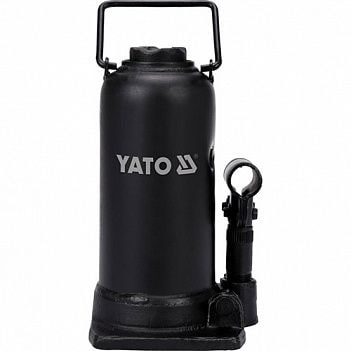 Домкрат бутылочный гидравлический: 12 т, H= 230 - 505 мм YATO YT-17045