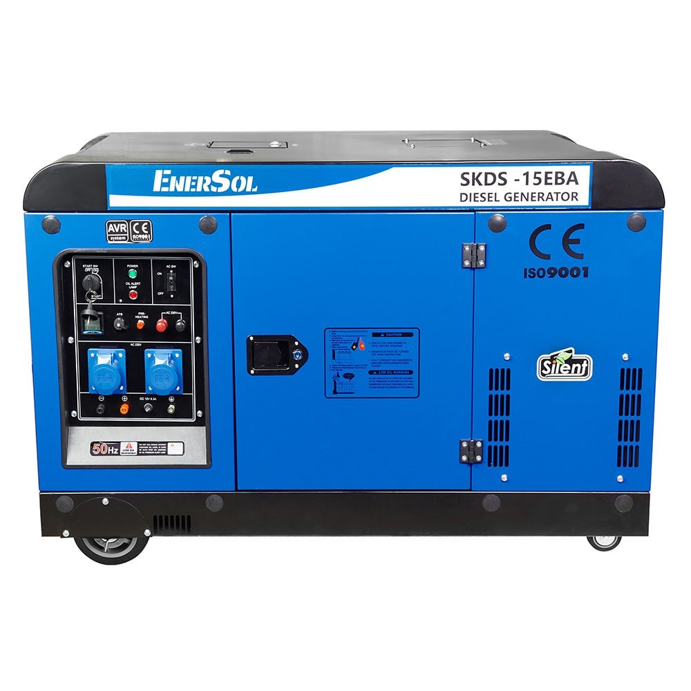 Дизельный генератор EnerSol SKDS-15EBA (13 кВт, есть выход под ATS)