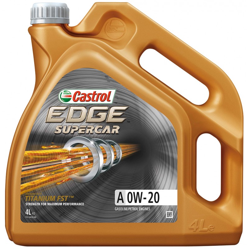 Масло моторное CASTROL EDGE SUPERCAR A 0W-20 4л  