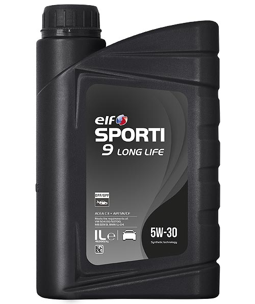 Моторна олива ELF SPORTI 9 LONG LIFE 5W-30 1л