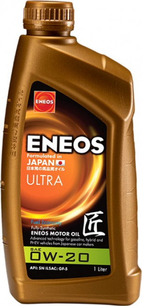 Масло моторное ENEOS ULTRA 0W-20 1 л