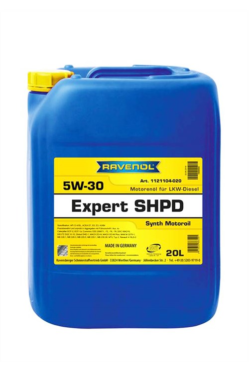 Масло моторное RAVENOL EXPERT SHPD 5w-30 20 л