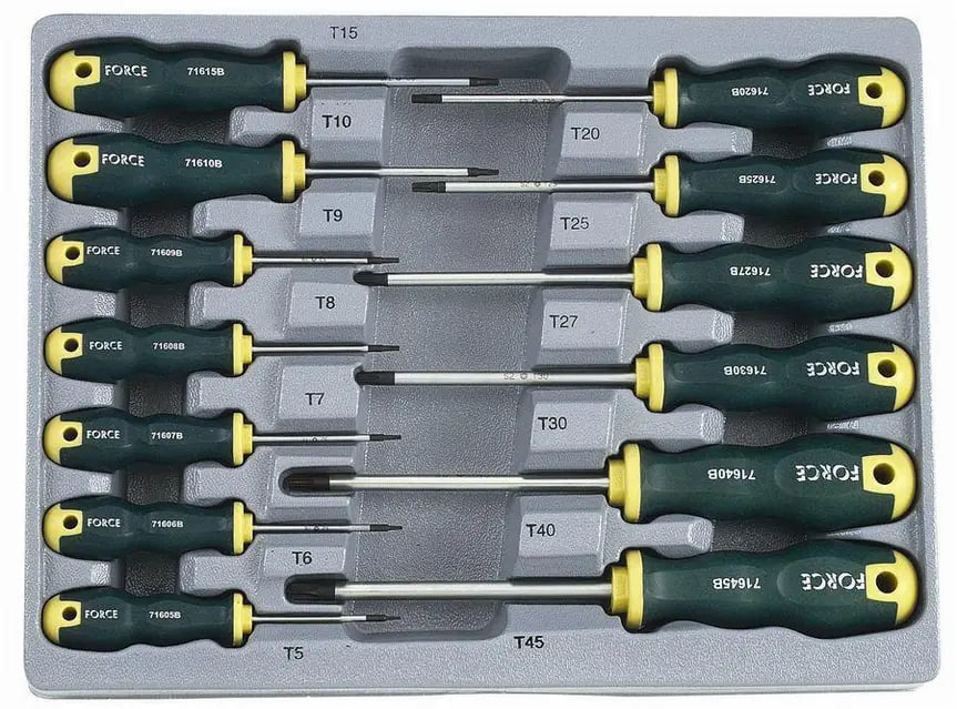 Набор отверток 13 пр. TORX T5-T45 FORCE TOOLS 2137
