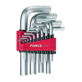 Набор ключей Г-образных 13 пр. HEX 1/16"-3/4" дюймовых FORCE TOOLS 5137S