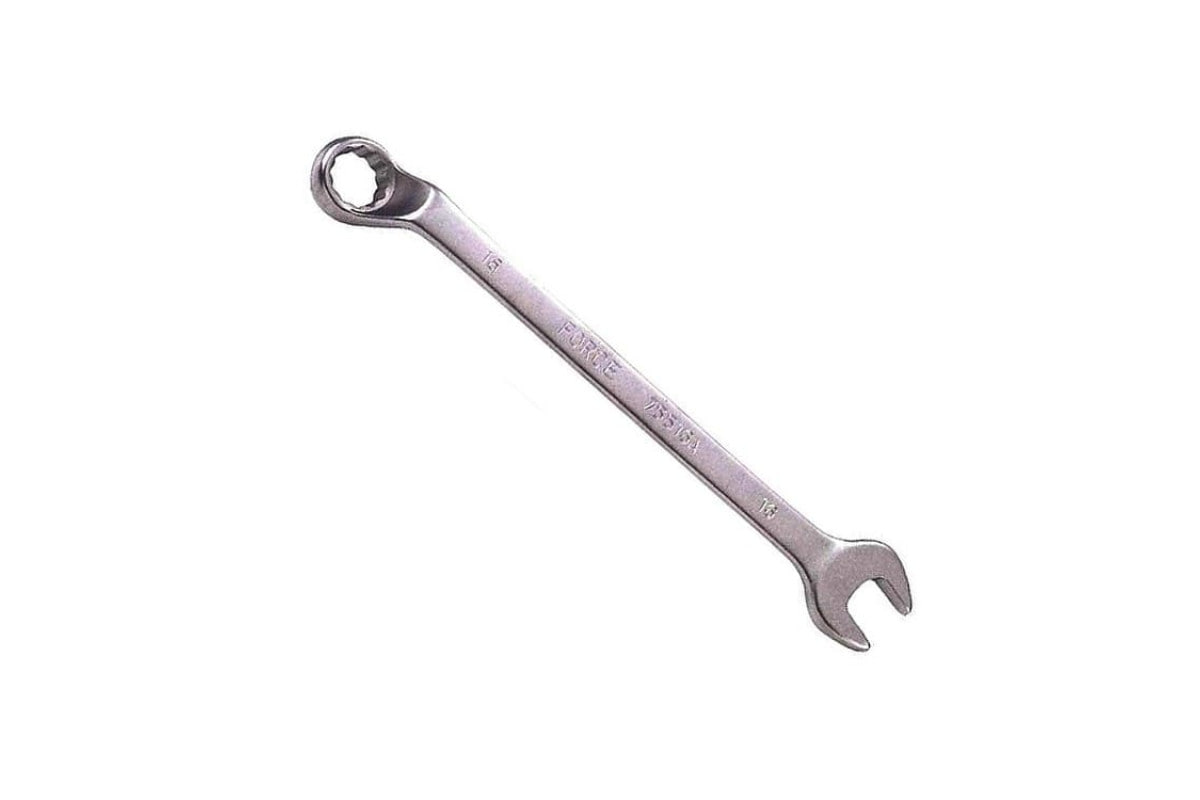 Ключ комбинированный 13 мм угол 75 градусов FORCE TOOLS 75513A
