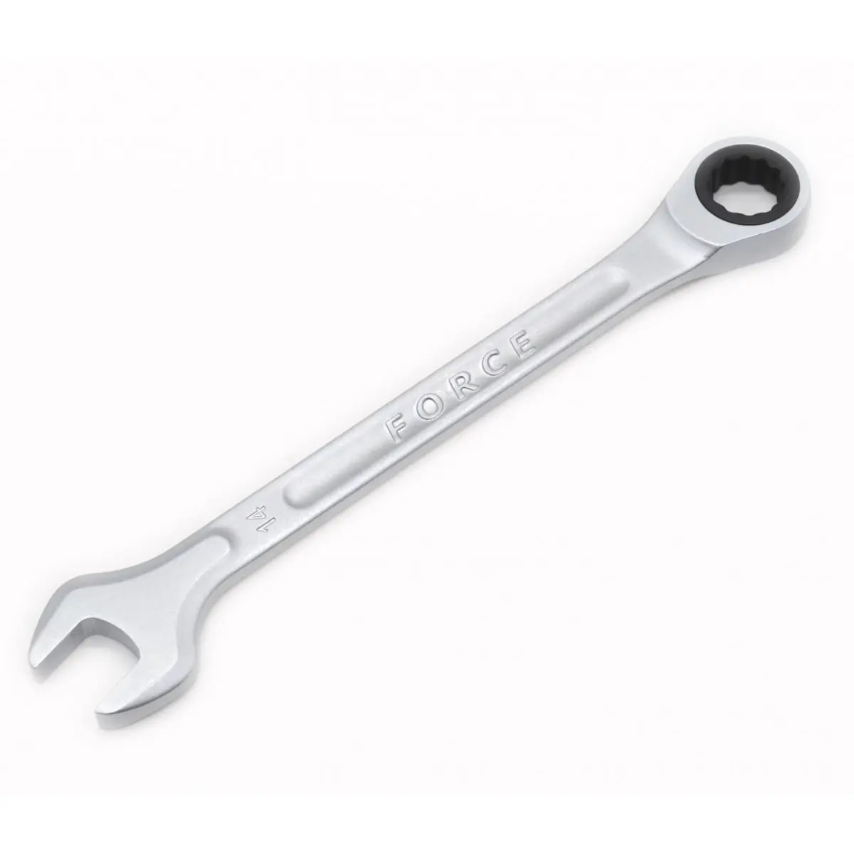Ключ комбинированный 15 мм FORCE с трещоткой и шарниром L=215 мм FORCE TOOLS 75715F