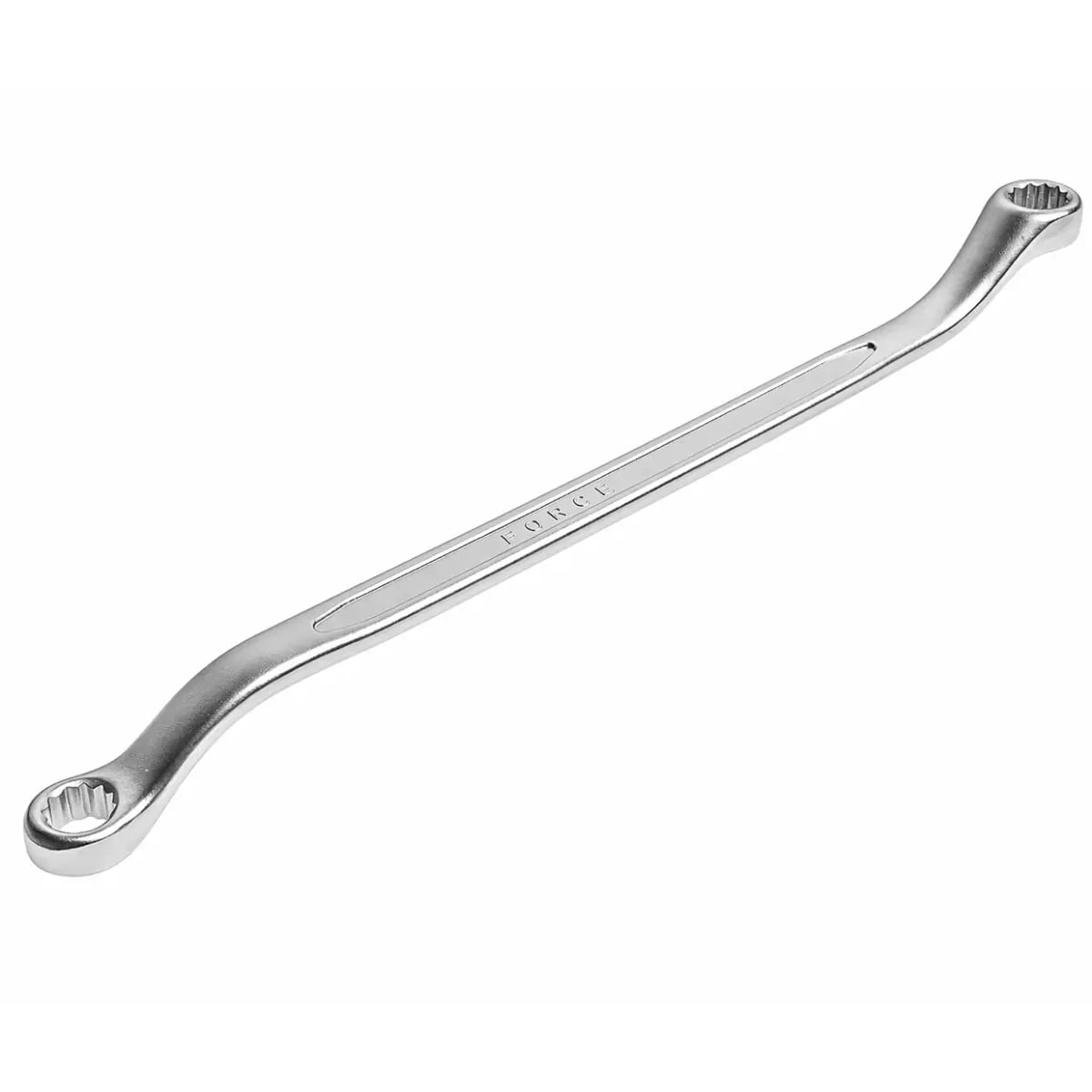 Ключ накидний 14x15 мм під кутом 45 градусів FORCE TOOLS 7581415