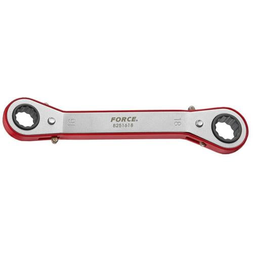 Ключ накидной с трещоткой 12х13 угол 15 градусов. FORCE TOOLS 8251213