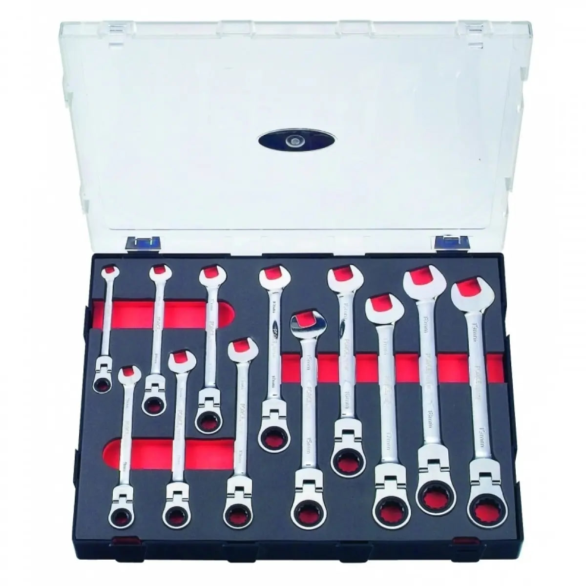 Набор ключей с трещоткой 12пр FORCE TOOLS K51210F