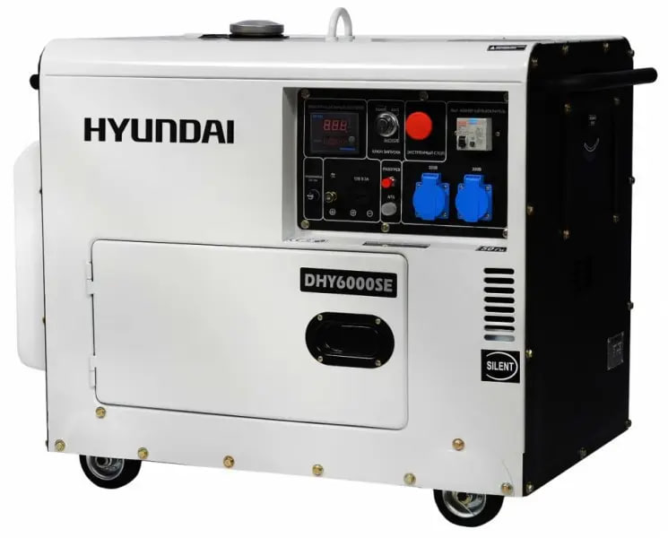 Генератор дизельный Hyundai DHY 6000SE (5.5 кВт, под блок ATS)