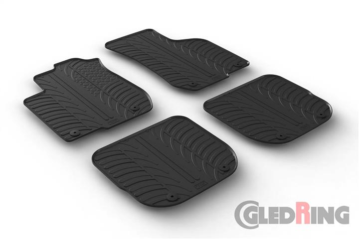 Коврики салона резиновые, комплект GledRing 0254